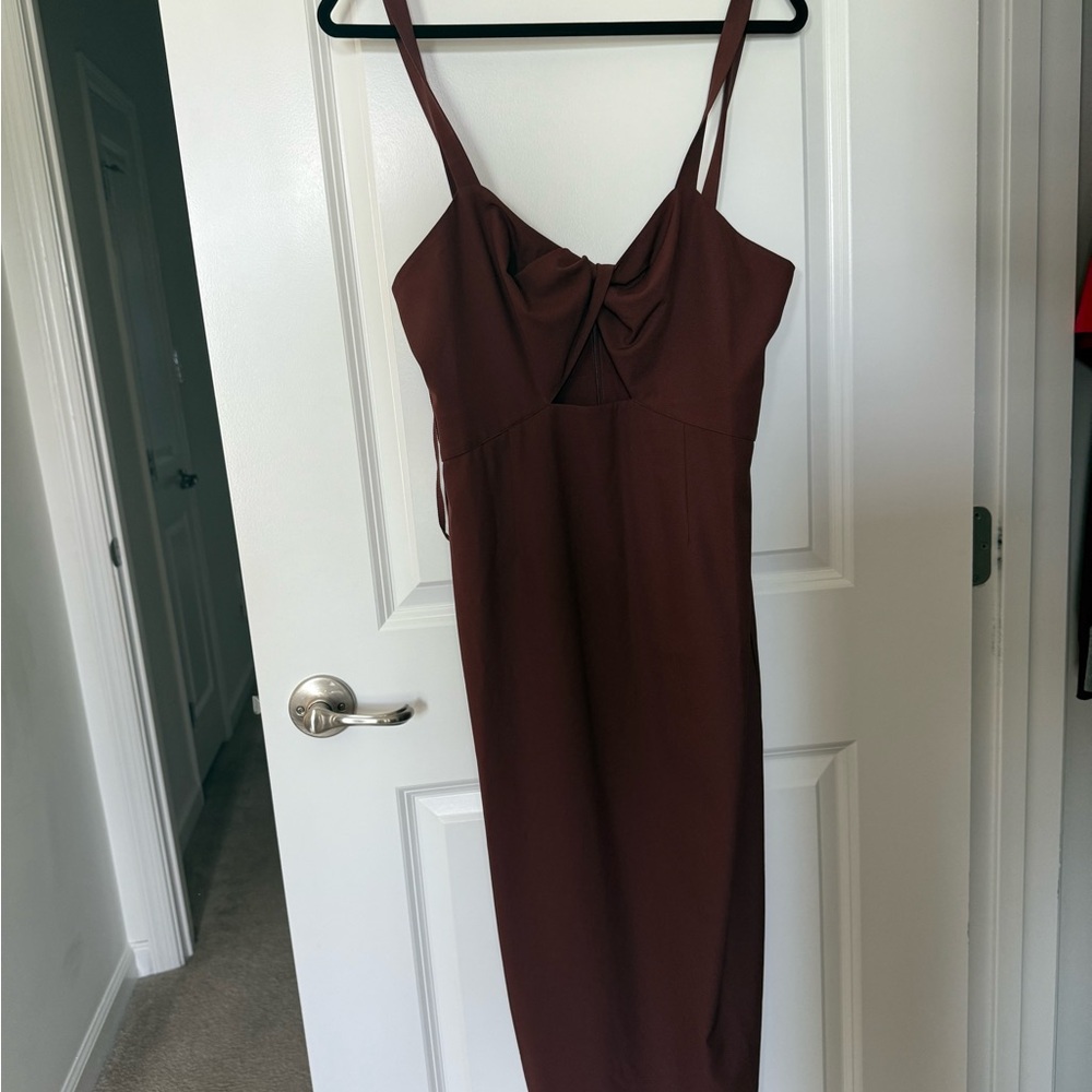 BHLDN by Anthropologie Evonna Twist-Front Cut-Out Dress